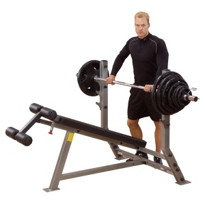 Скамья со стойками для жима Body Solid SDB-351 G