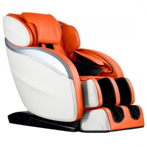 Массажное кресло для дома Gess Futuro оранжево-бежевое