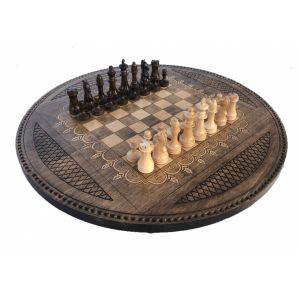 Шахматы Mkhitaryan DM101-6 «Круглые» 60