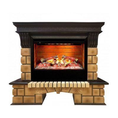  Real Flame Stone Brick 26   3D Helios 26