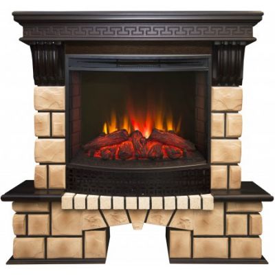  Real Flame Stone Brick   Evrika 25.5 LED