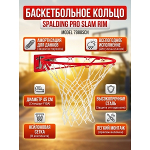 ������������� ������ Spalding Pro Slam Rim 7888SCN