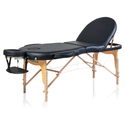 Складной массажный стол Mizomed Premium Oval 3 black
