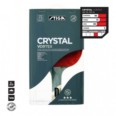   Stiga Crystal Vortex WRB, Crystal-Tech, ACS, 